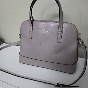 Kate Spade Taupe Leather Satchel